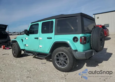 2021 Jeep Wrangler Unlimited Sport from USA, damaged, VIN 1C4HJXDN7MW549681